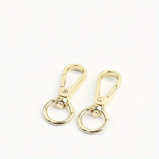 10PCS 13mm Metal Lobster Clasp Swivel Snap Hooks DIY Jewelry Accessories