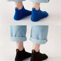 6 Pairs Ankle Socks Candy Cartoon Casual Funny Socks