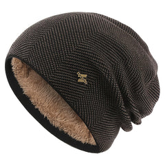 Men's Thermal Knitted Hat Winter Hair Protection