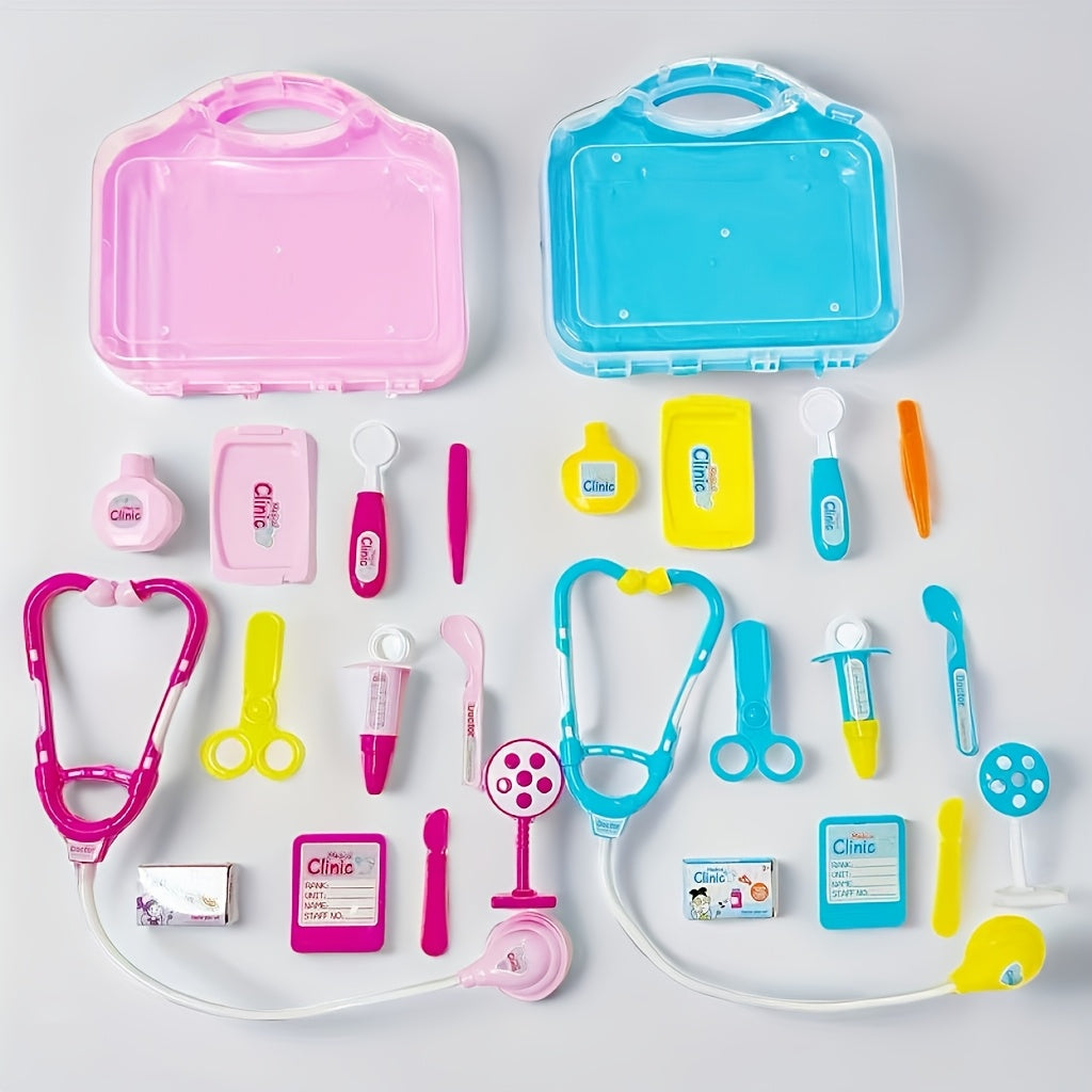Kids Doctor Play Kit Medical Toy Set Stethoscope Syringe