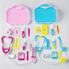 Kids Doctor Play Kit Medical Toy Set Stethoscope Syringe