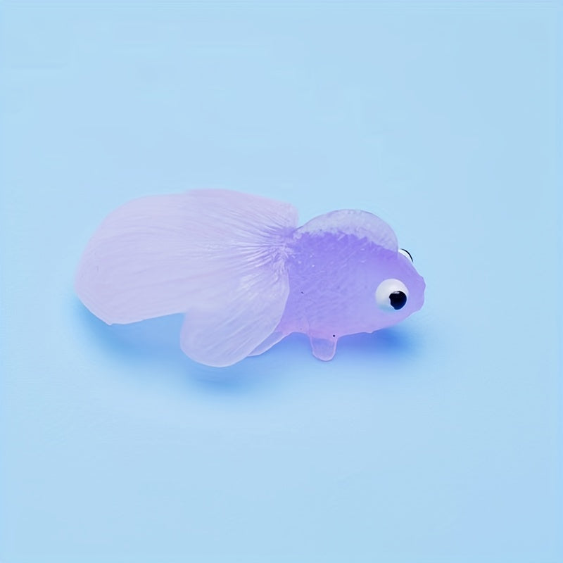 Mini Goldfish Toy Big Tailed Cartoon Small Goldfish Toy For Bath