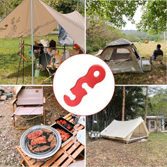 30pcs Aluminum Guyline Cord Adjusters for Camping Hiking Back
