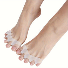 4pcs Silicone Toe Alignment Toe Spacers Bunion Hammertoe Straighteners