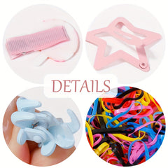 Colorful Hair Accessory Set for Baby Girls