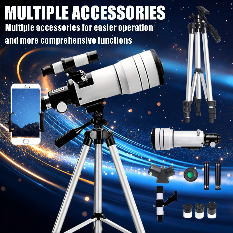 Professional Astronomical Telescope 150x High Magnification 70mm Objective
