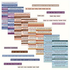 Inspirational Quotes Stickers for Scrapbooks, Diaries, Planners