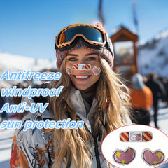Winter Skiing Outdoor Face Protection Patch 4pcs