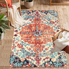 Boho Floor Mat for Living Room Bedroom Decor Non-slip Door Mat Home Decor Xmas