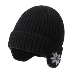 Outdoor Warm Woolen Hat for Autumn Winter Cycling with Ear Protection