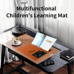 Kids Desk Mat w/ LCD Writing Pad, Mouse Pad, Pen Holder, Book Holder