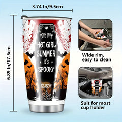 20oz Halloween Printed Double Walled Water Cup Stainless Steel Insulated Bottle