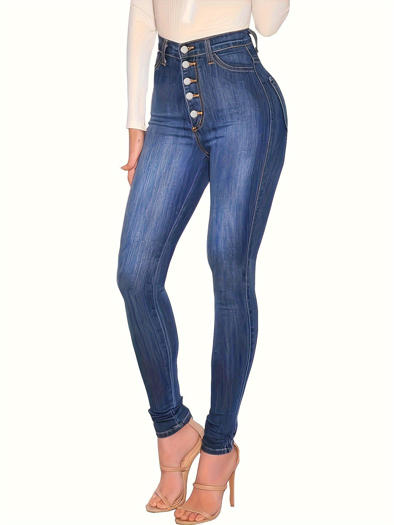 High Rise Skinny Jeans