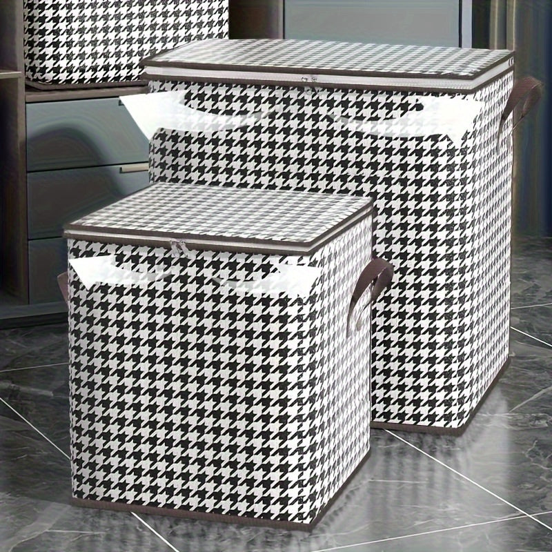 Large Capacity Quilt Storage Bag Durable Dustproof Moving Bag Closet with Lid