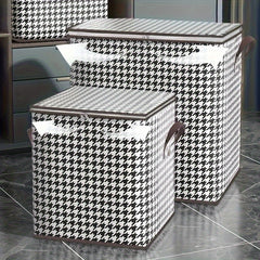 Large Capacity Quilt Storage Bag Durable Dustproof Moving Bag Closet with Lid