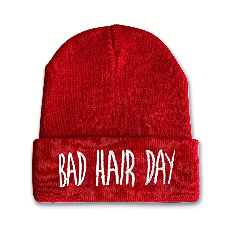 Embroidered Cold Hat Men's Winter Woolen Beanie Street Wear