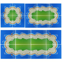 32x32 Small Dot Sea Island Baseplate Blocks City Street Road Base Plate