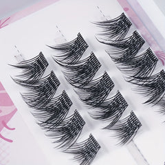 Self Adhesive Individual Cluster Eyelashes DIY Extension Grafting