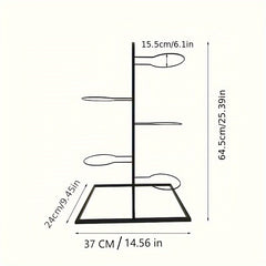 Carbon Steel Ball Storage Rack Basketball Display Stand