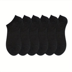 6 Pairs Soft & Lightweight Ankle Socks Women's Stockings