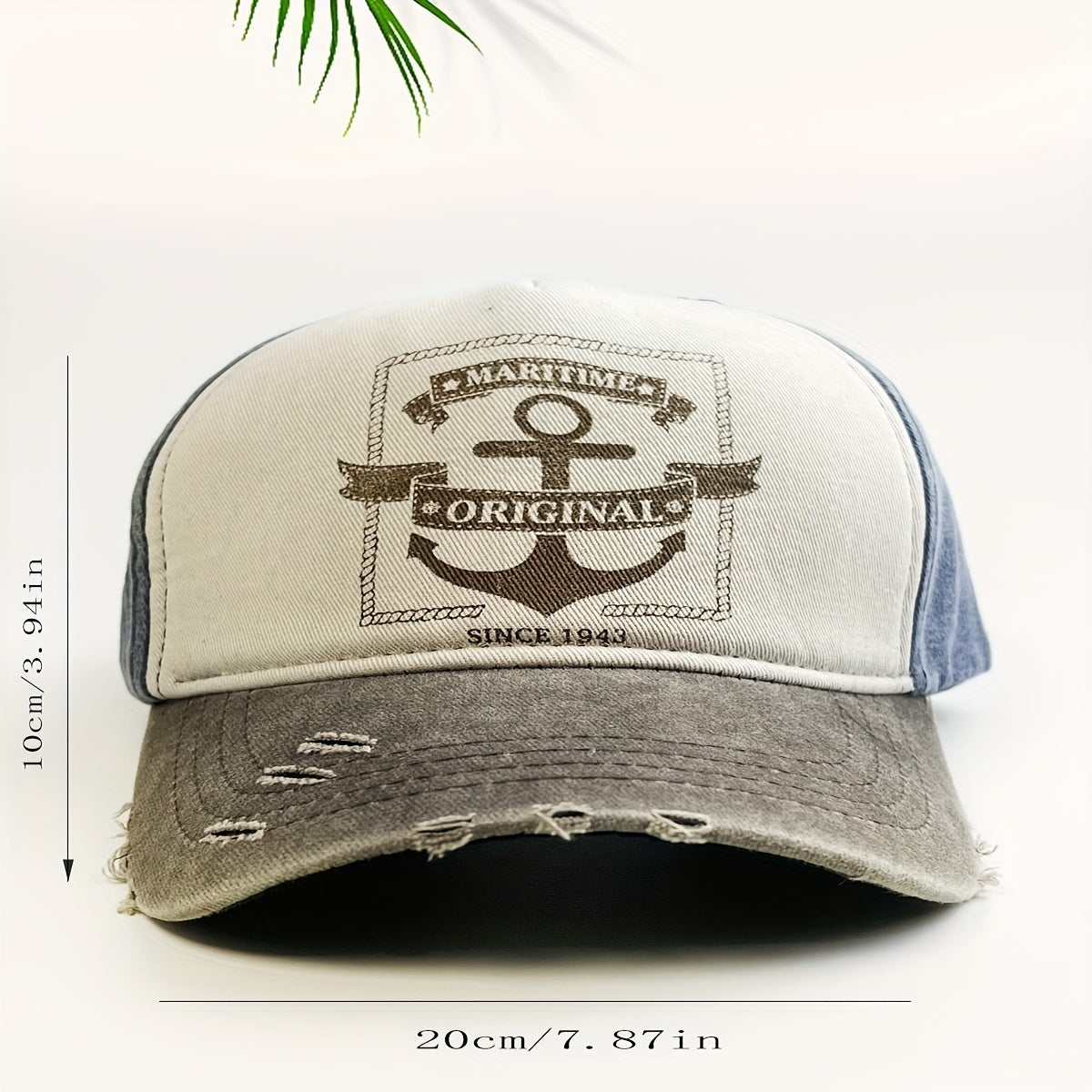 Outdoor Denim Printed Sunshade Baseball Cap