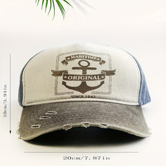 Outdoor Denim Printed Sunshade Baseball Cap