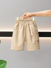Boys Cargo Shorts with Pockets for Summer