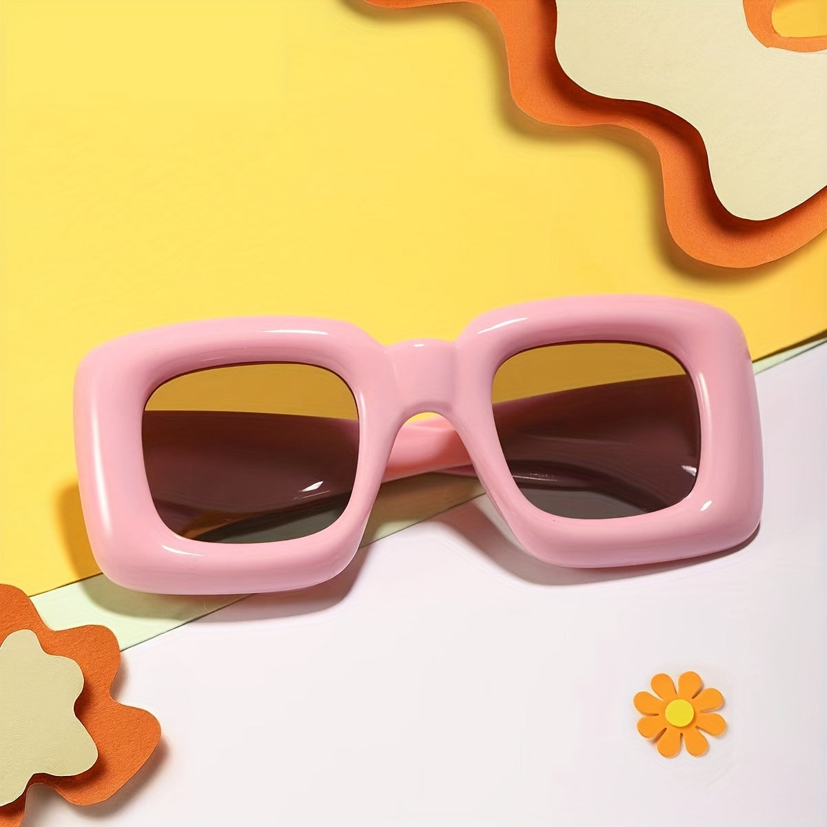Inflatable Bubble Square Kids Sunglasses Funny Party Glasses