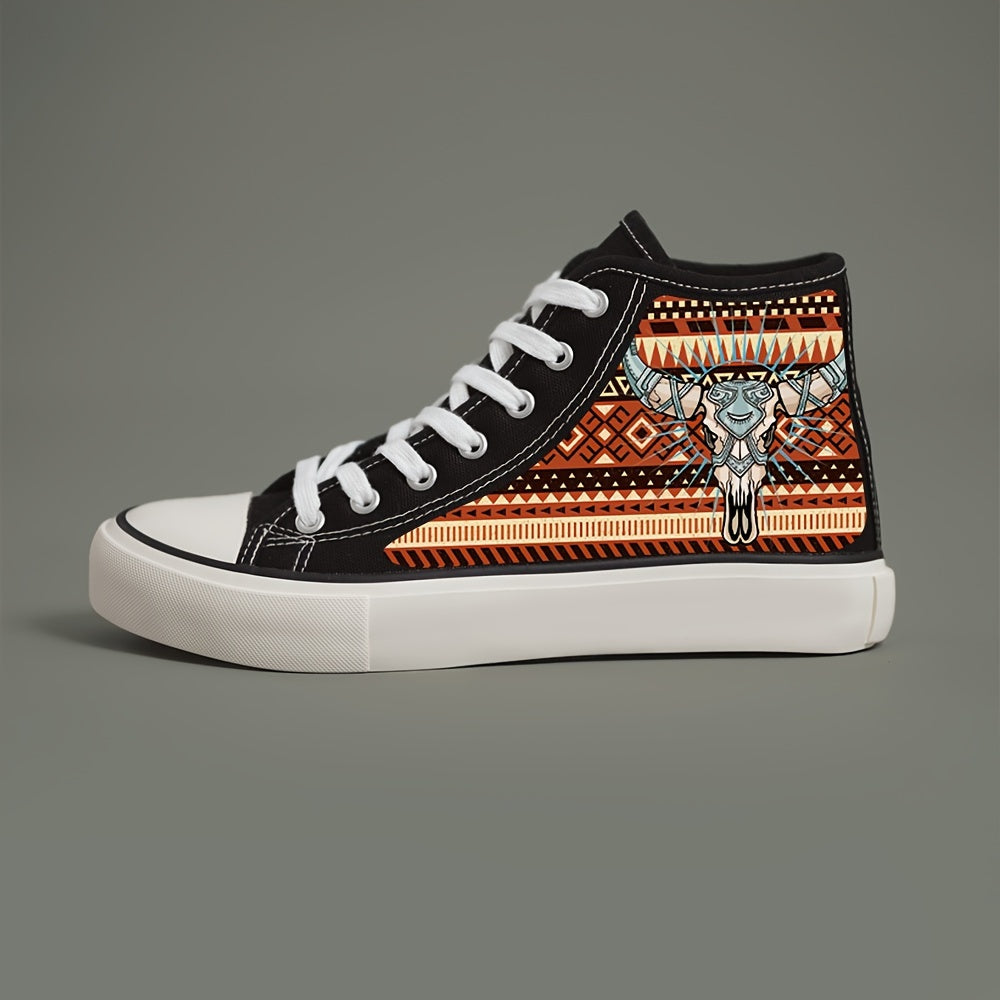 Cow Print Plush Lined Thermal Sneakers