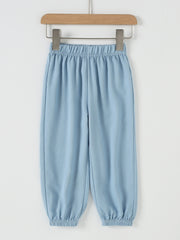 Toddler Girls Jogger Pants Elastic Waist Casual Trousers Kids Summer Clothes