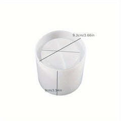 3pcs Silicone Flower Pot Molds Tea Lamp Candlestick Concrete Resin Molds