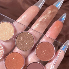 Toned Earth Smoky Eyeshadow Palette Matte & Glitter Eyeshadow