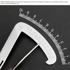 Stainless Steel Inner Caliper Jewelry & Dental Measuring Tool