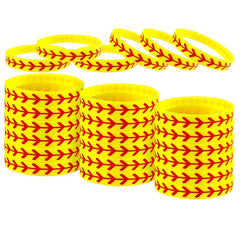 15 Silicone Baseball Bracelet Softball Bangle Wristband Sport Gift