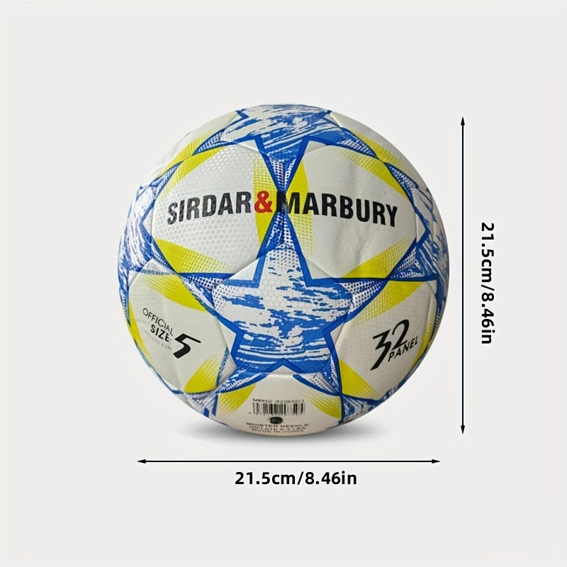 Star Pattern Soccer Ball for Training and Competition