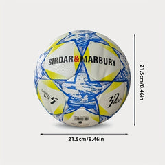 Star Pattern Soccer Ball for Training and Competition