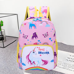 Cartoon Unicorn Baby Backpack for Kindergarten School