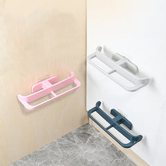 Punch Bathroom Slippers Drain Storage Rack Random
