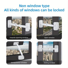 2 Pack Childproof Window Restrictor Locks