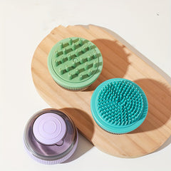 Pet Grooming Brush with Shampoo Dispenser for Dog and Cat