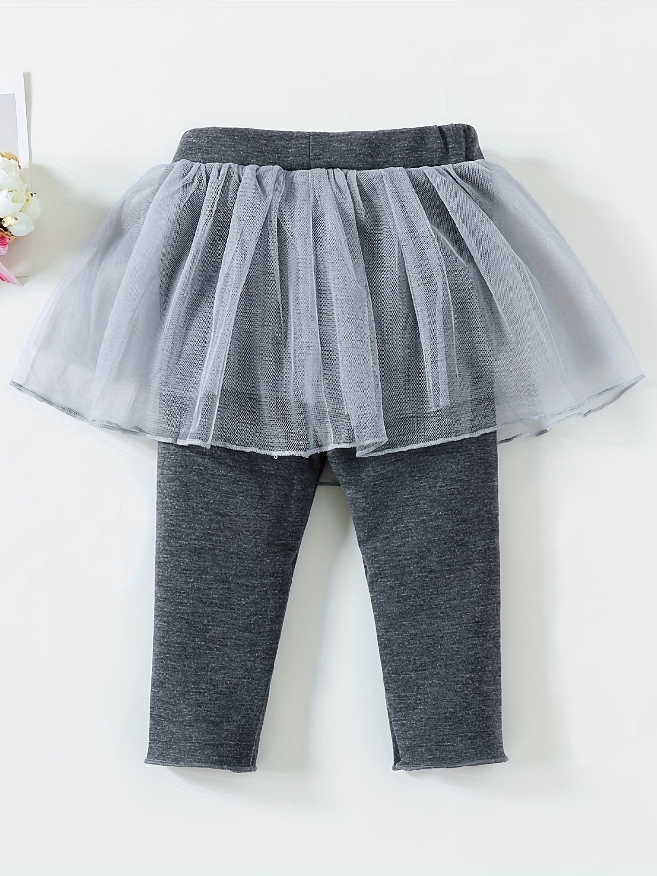 Toddler 2 In 1 Legging With Lace Pants