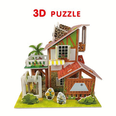 3D Model Puzzles for Kids - DIY Toy Kit for Christmas & Thanksgiving