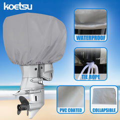 KOETSU Outboard Motor Cover 6 250HP Waterproof UV Resistant Dust Cover