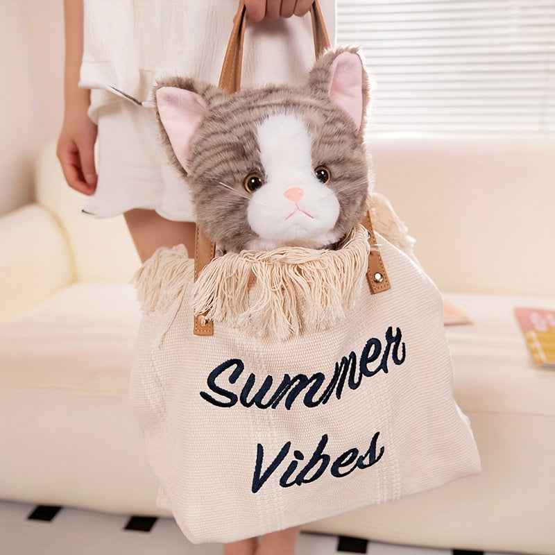 6 Styles Mixed Plush Cat Toys for Kids Christmas Gift Decor