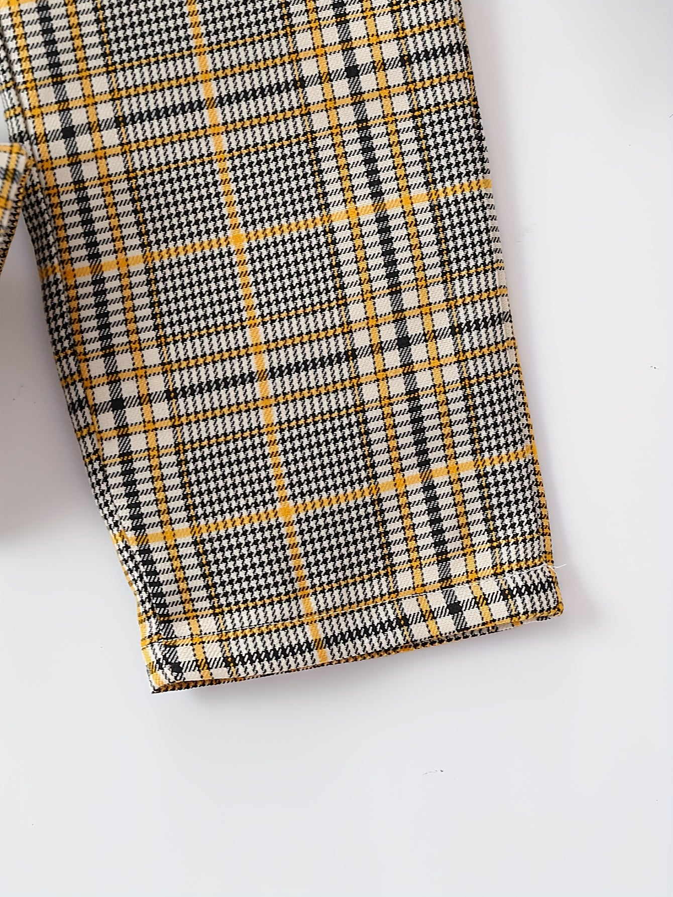 Boys Casual Plaid Print Comfortable Active Pants