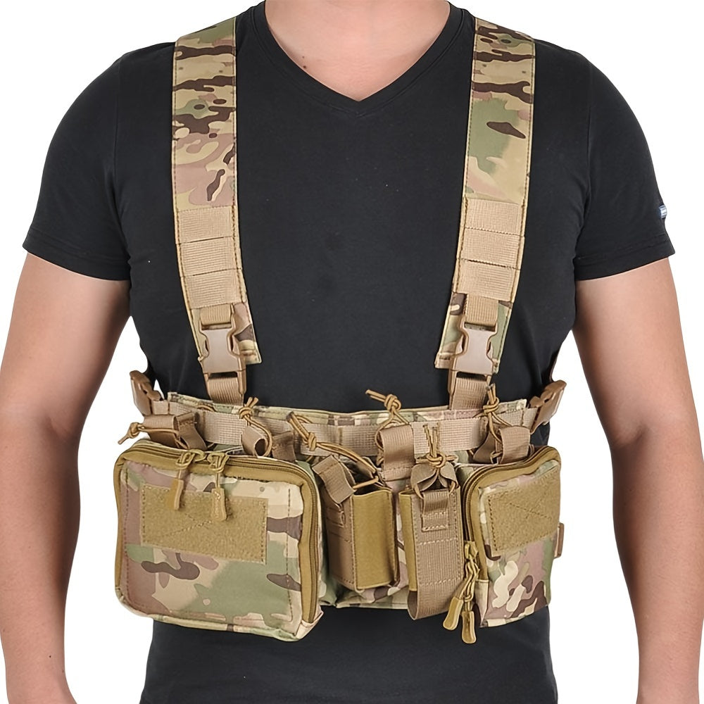 Chest Rig Bag Camouflage Vest with Pocket