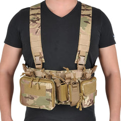 Chest Rig Bag Camouflage Vest with Pocket