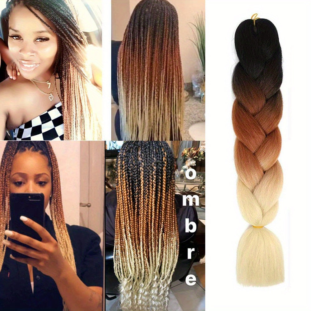 1pc 60-100g Jumbo Braiding Hair Ombre Extensions