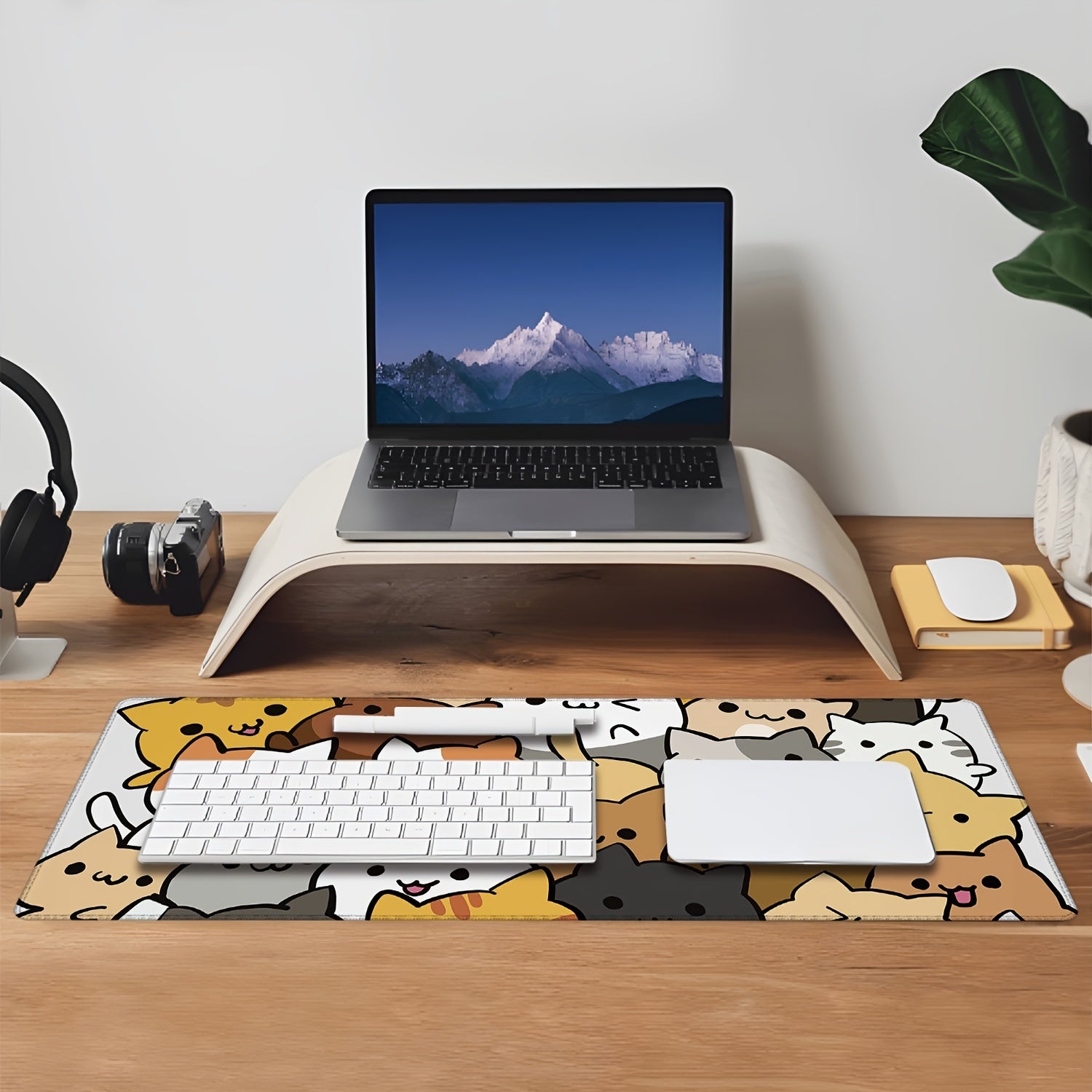 Colorful Cat XL Mouse Pad 29.97x80.01cm