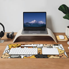 Colorful Cat XL Mouse Pad 29.97x80.01cm